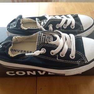 Converse All Star classic slip on children's size 1 Black NEW NIB